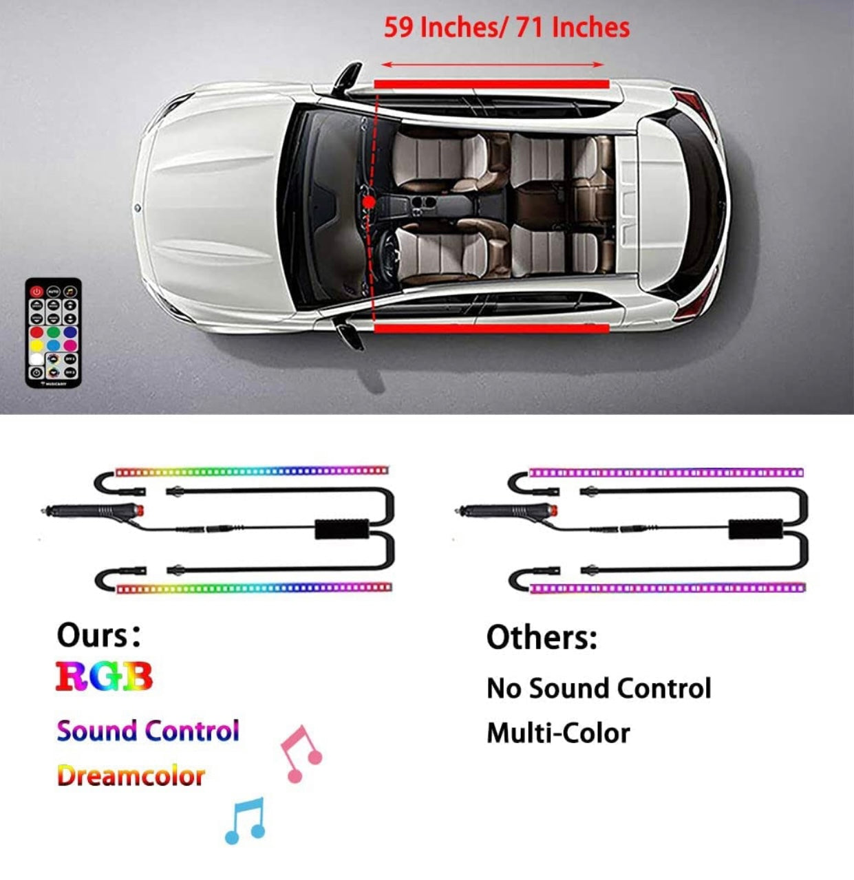 RGB RUNNING BOARD LIGHTS