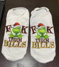 Christmas Socks - Fuk Them Bills