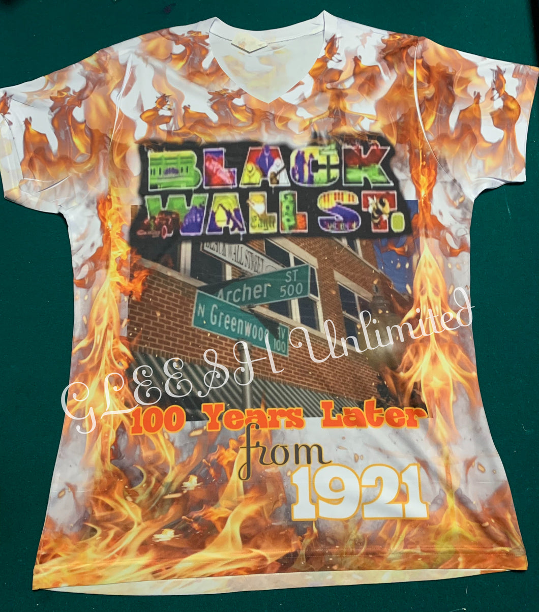 Tulsa Massacre Anniversary  Men's White T-Shirt ALL Over