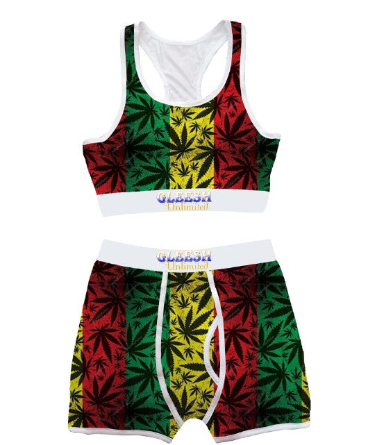 GLEESH Unlimited Multicolor Ladies Boyshort Set
