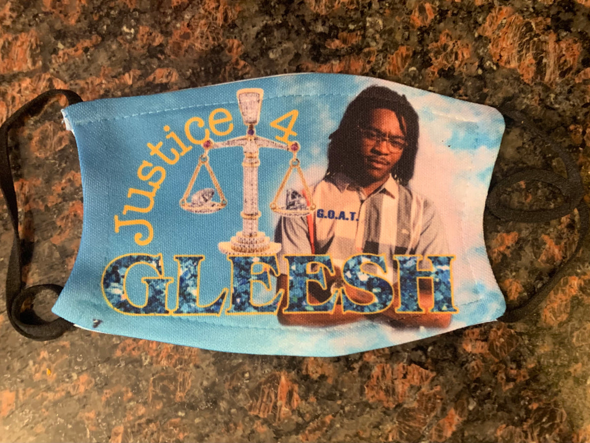 Justice For Gleesh Face Mask