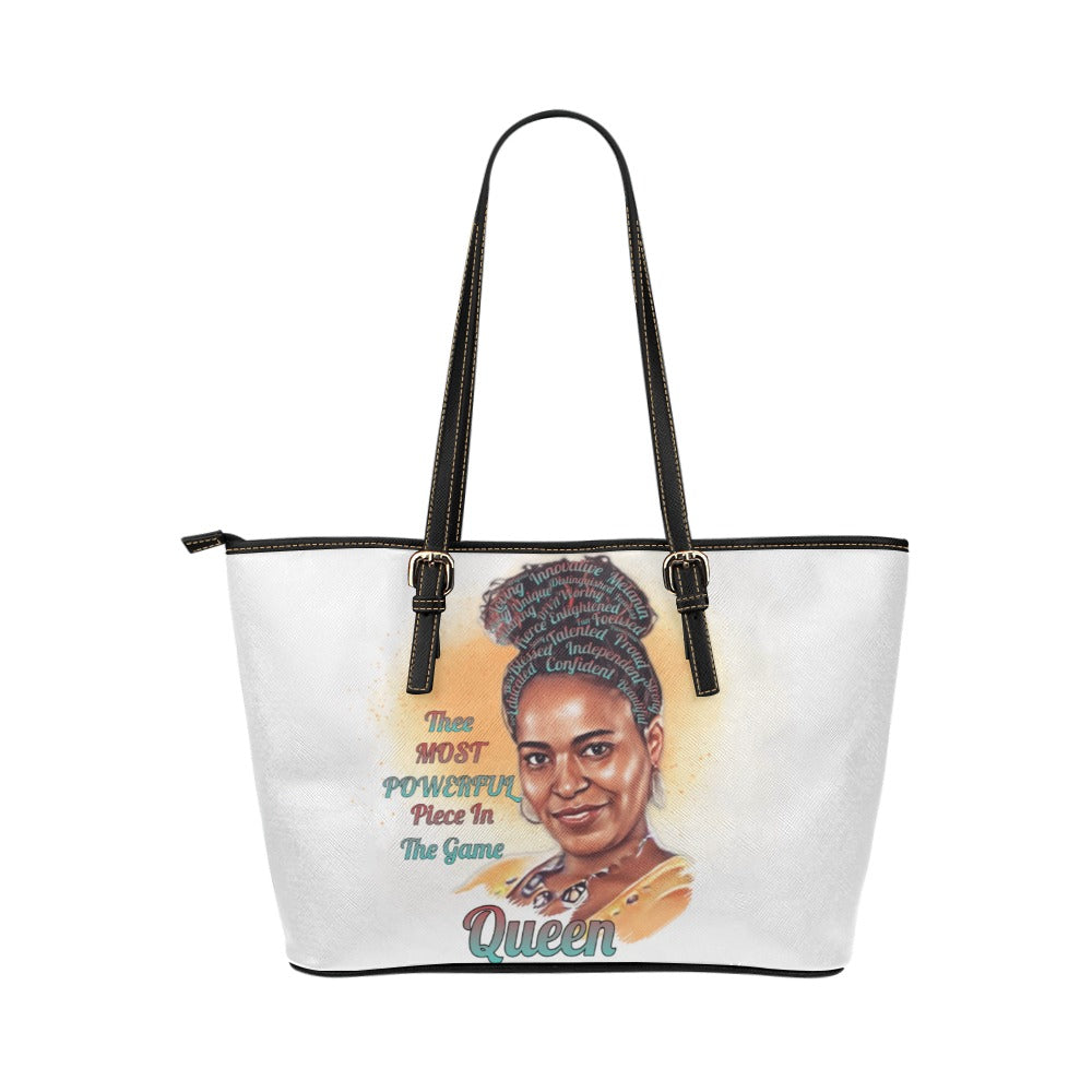 Custom Basic Leather Tote Bag – Standard Print
