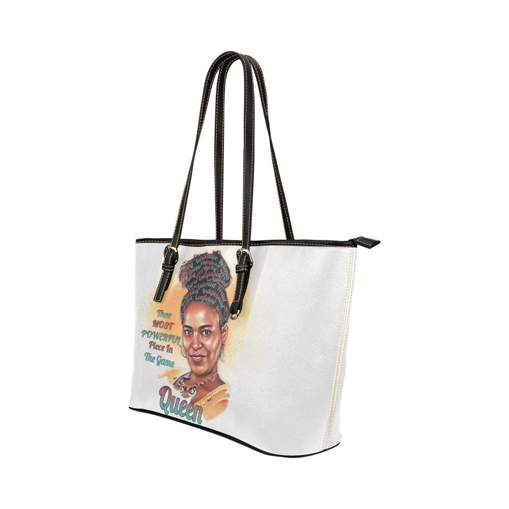 Custom Basic Leather Tote Bag – Standard Print